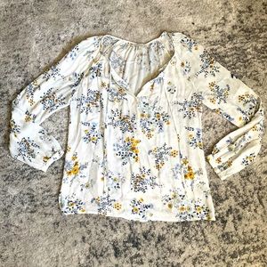 Lucky Brand Floral Blouse